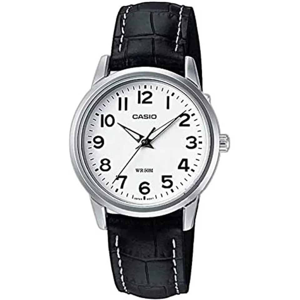 casio-collection-ltp-1303pl-7bvef-damenuhr-leder-wei image 1