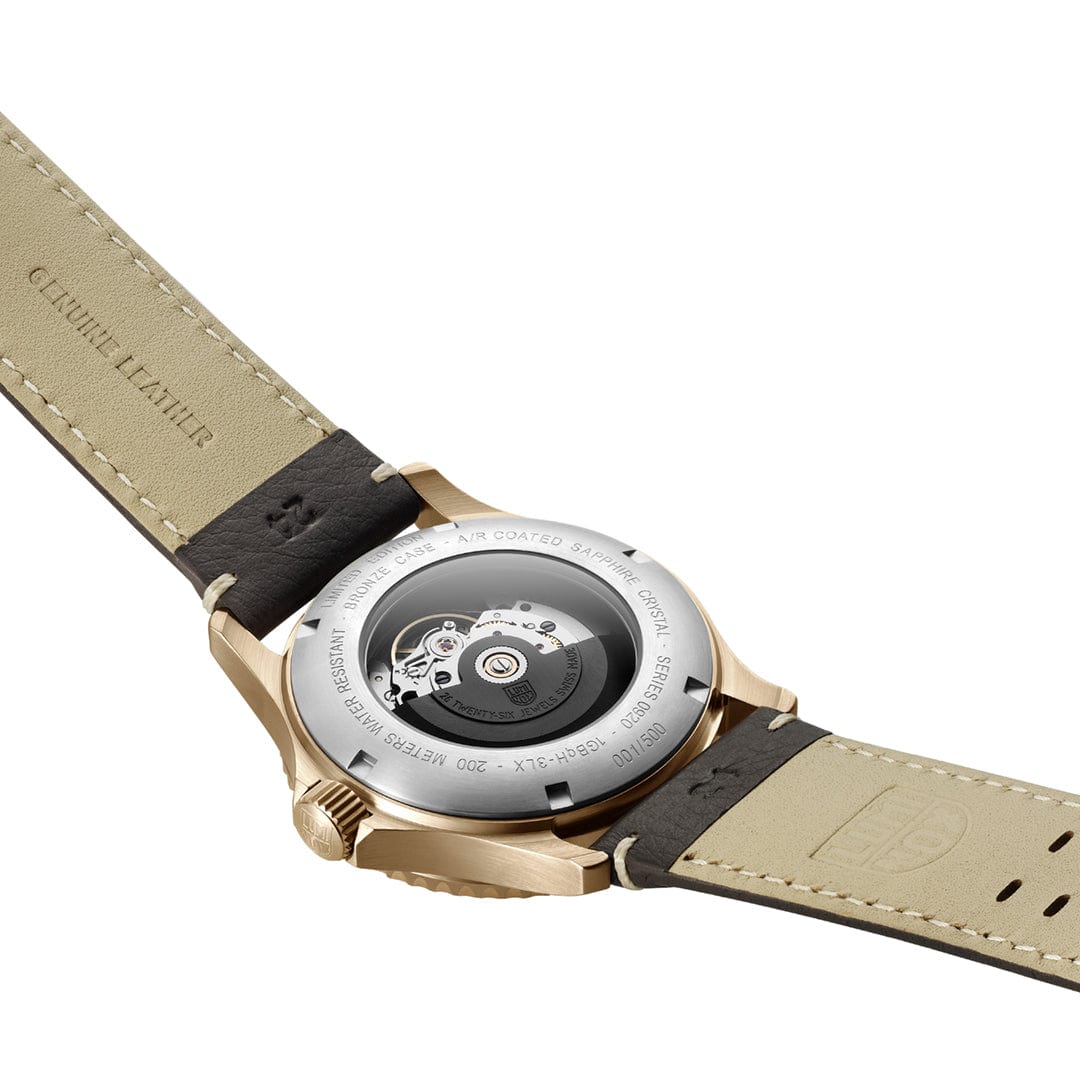 luminox-sport-timer-automatik-armbanduhr-bronze-42-mm-leder image 8