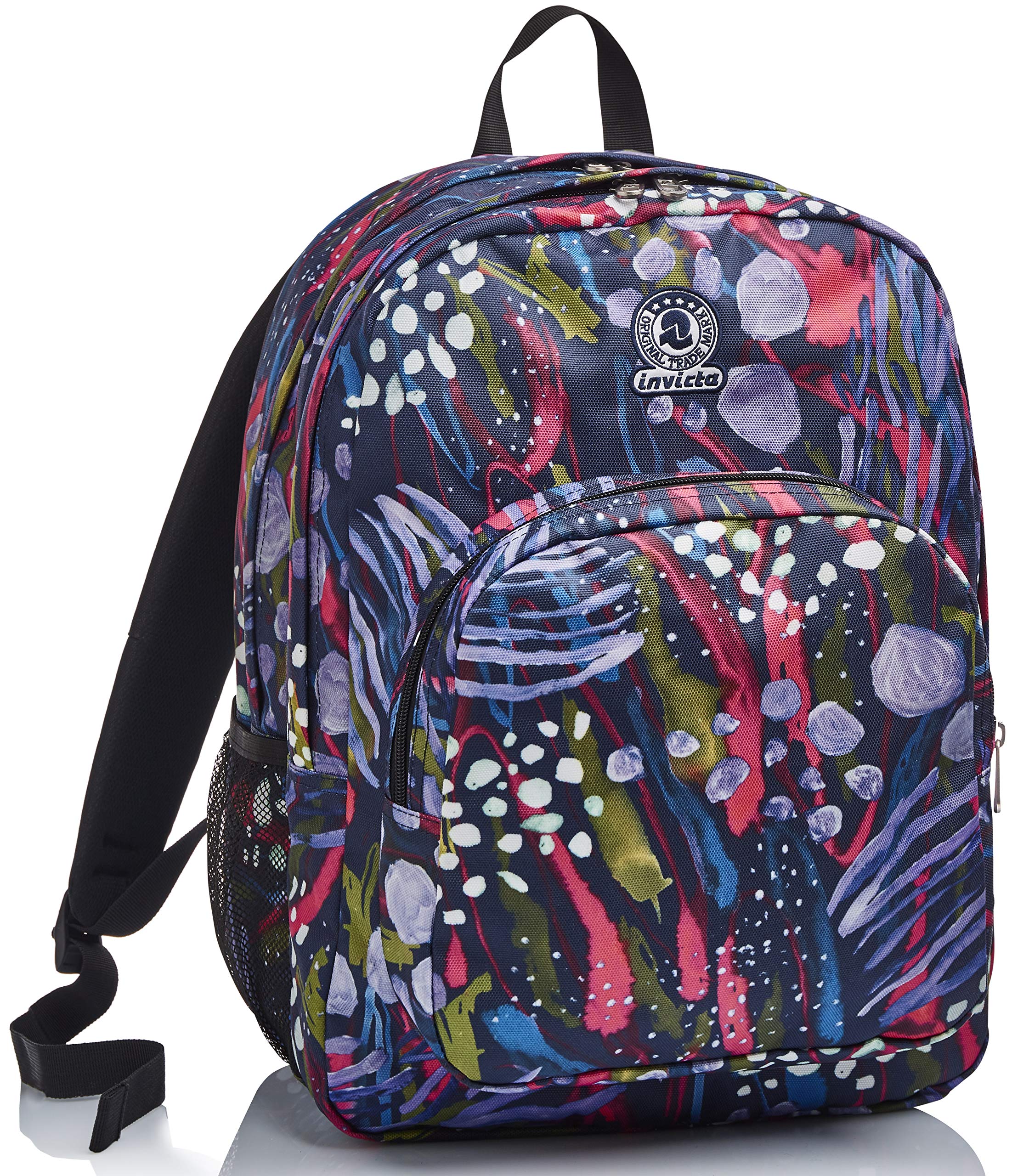 invicta-strong-rucksack-38l-blau-abstract-jungle image 2