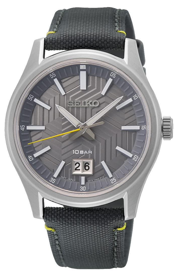 seiko-classic-analog-quarz-herrenuhr-silber-schwarz-edelstahl image 7