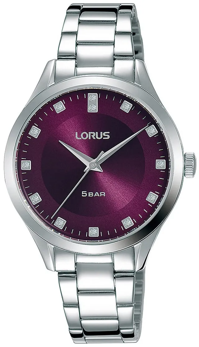 lorus-klassik-rg297qx9-damen-uhr-edelstahl-metallband image 1