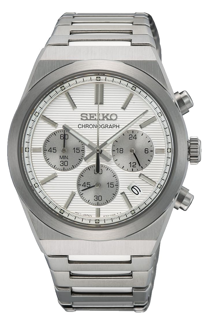 seiko-classic-herrenuhr-quarz-wei-analog-edelstahl image 1