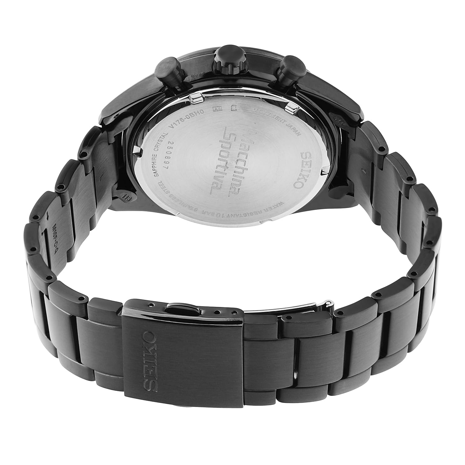 seiko-sport-herrenuhr-grau-quarz-silikonband image 4