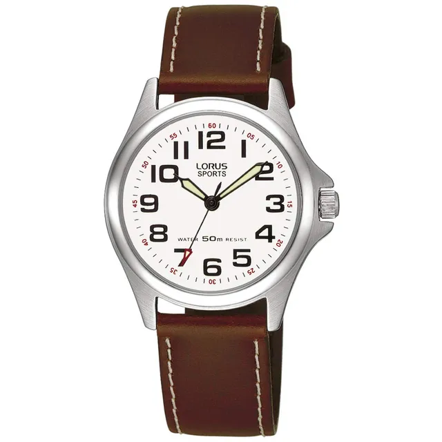 lorus-kids-m-dchenuhr-rrs51lx9-leder-analog image 1