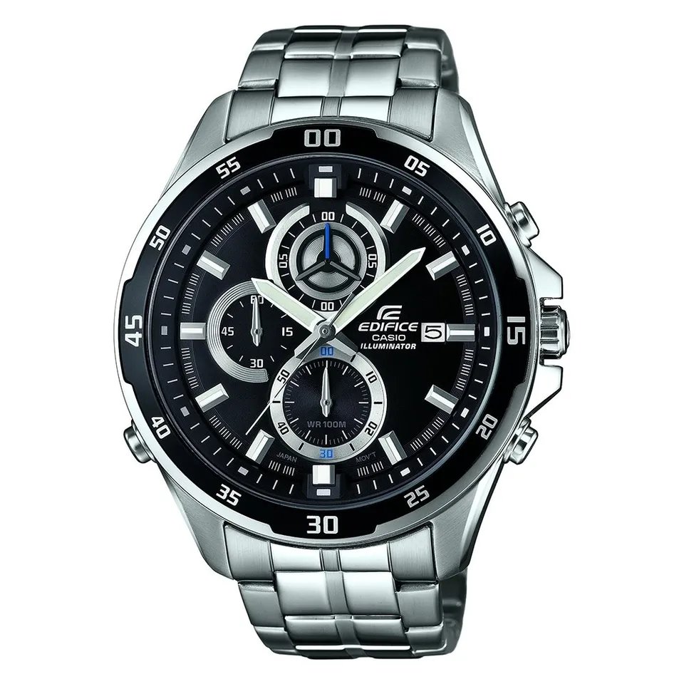 casio-edifice-efr-547-chronograph-schwarz-silber image 1