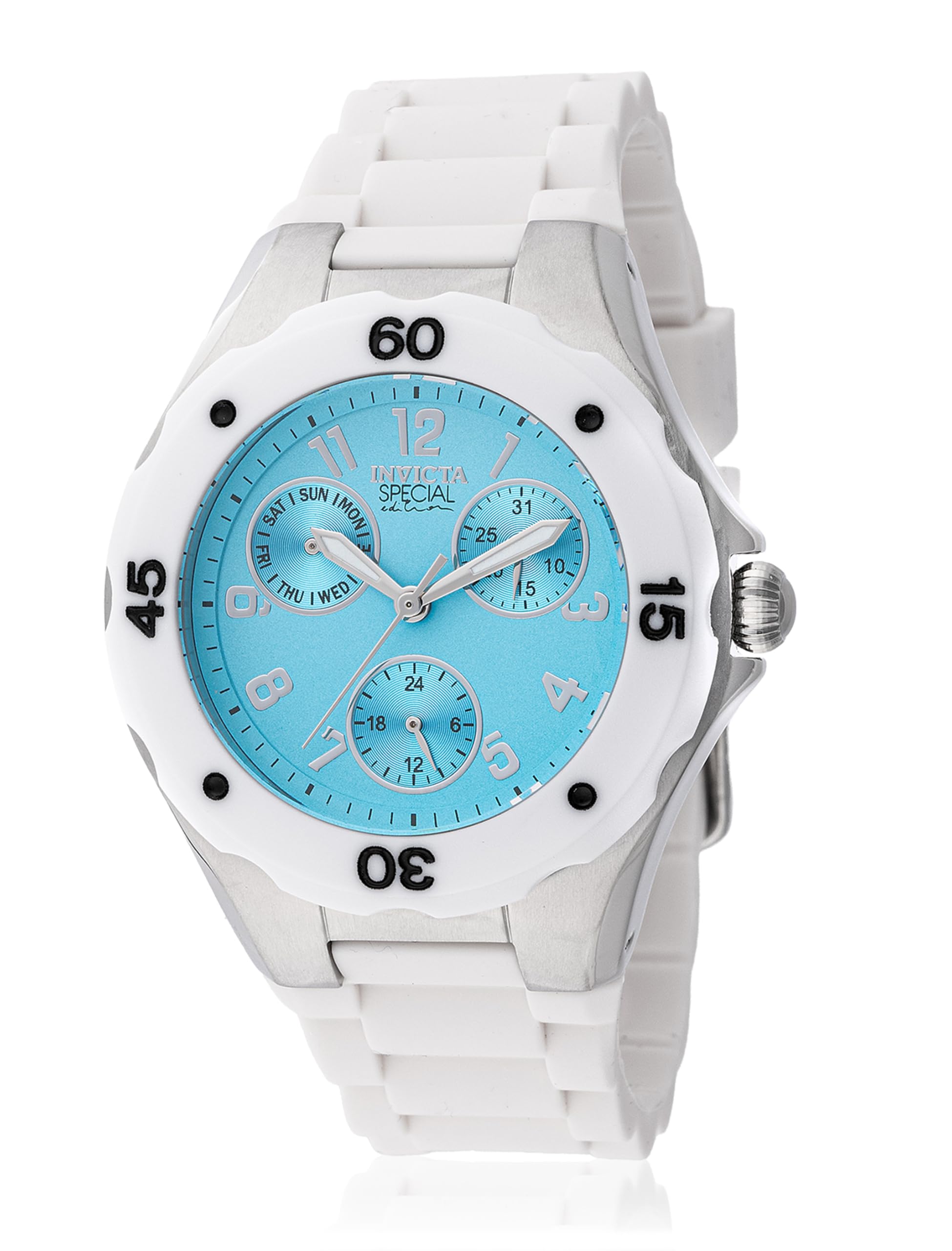 invicta-angel-damen-quarzuhr-38mm-silber-rot image 7