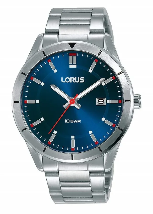 lorus-sport-herrenuhr-edelstahl-rh999lx9-metallband image 1