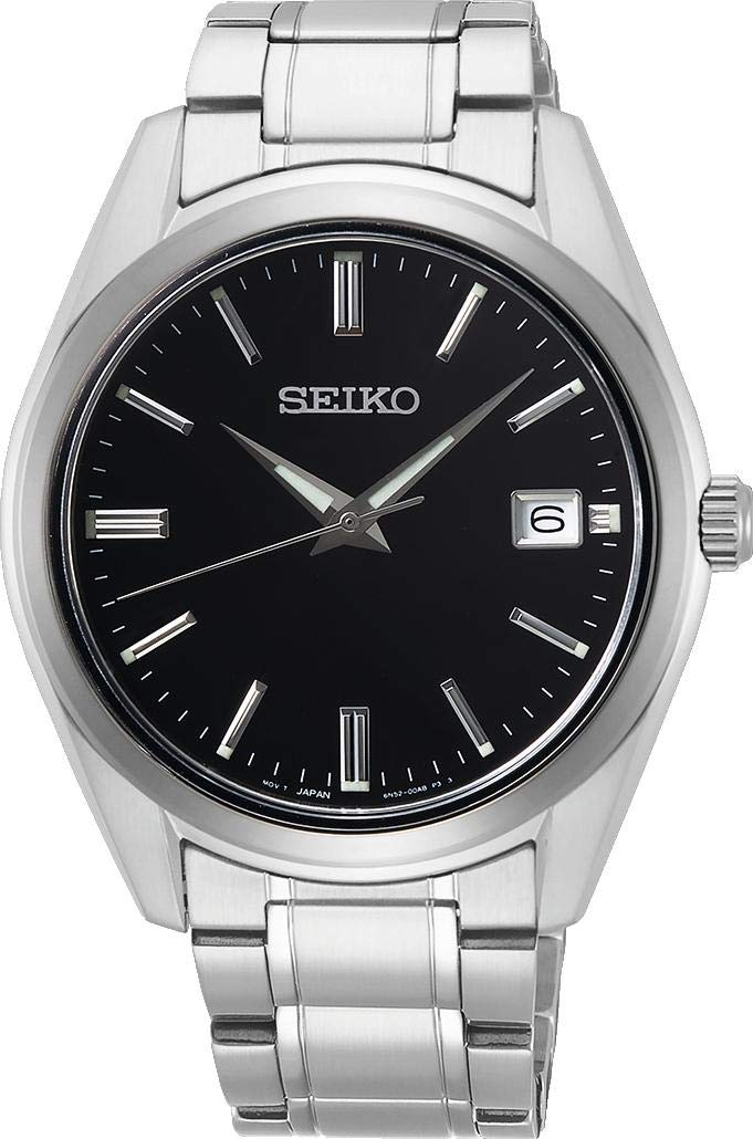 seiko-classic-herren-uhr-quarz-sur314p1-edelstahl image 2