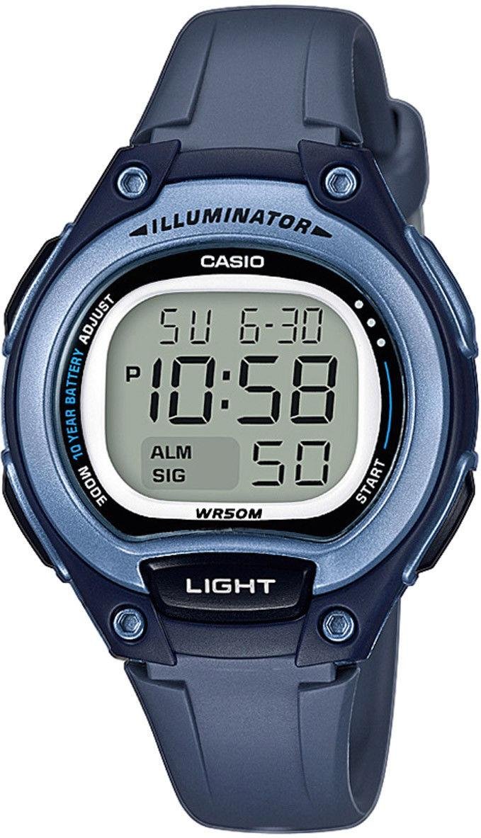 casio-lw-203-damenuhr-digital-hellblau-resin image 1