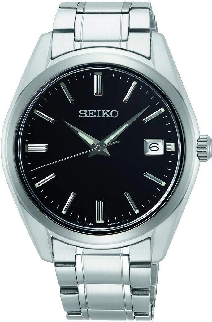 seiko-classic-herren-uhr-quarz-sur314p1-edelstahl image 1