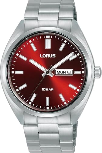 lorus-herrenuhren-quarz-uhr-silber-gr-n-edelstahl image 4