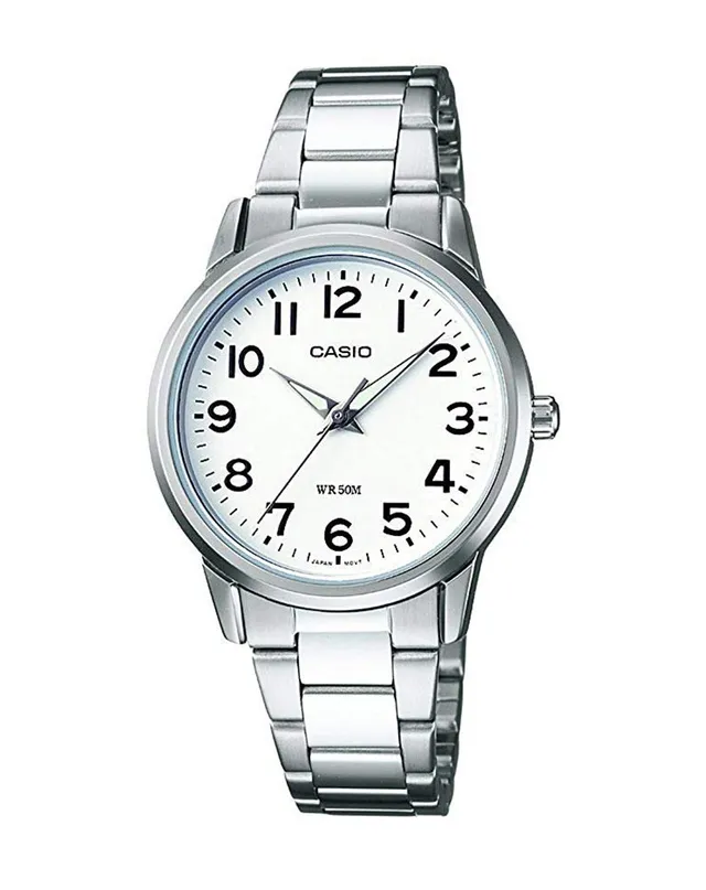 casio-ltp-1303pd-7bvef-damen-armbanduhr-silber-analog image 1