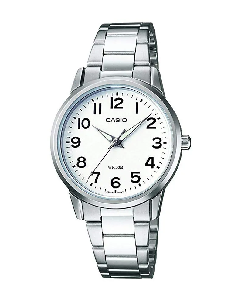 casio-ltp-1303pd-7bvef-damen-armbanduhr-silber-analog image 1