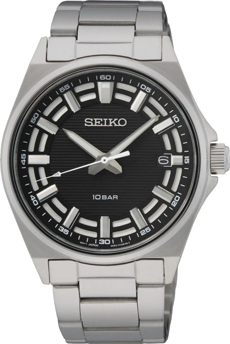 seiko-classic-sur505p1-herren-quarzuhr-edelstahl image 1