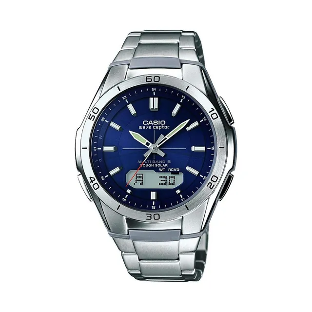 casio-wave-ceptor-wva-m640d-2aer-funkuhr-silber-blau image 1