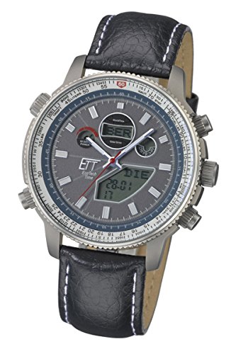 ett-solar-drive-funk-egt-11199-31l-herrenuhr-leder-chronograph image 7