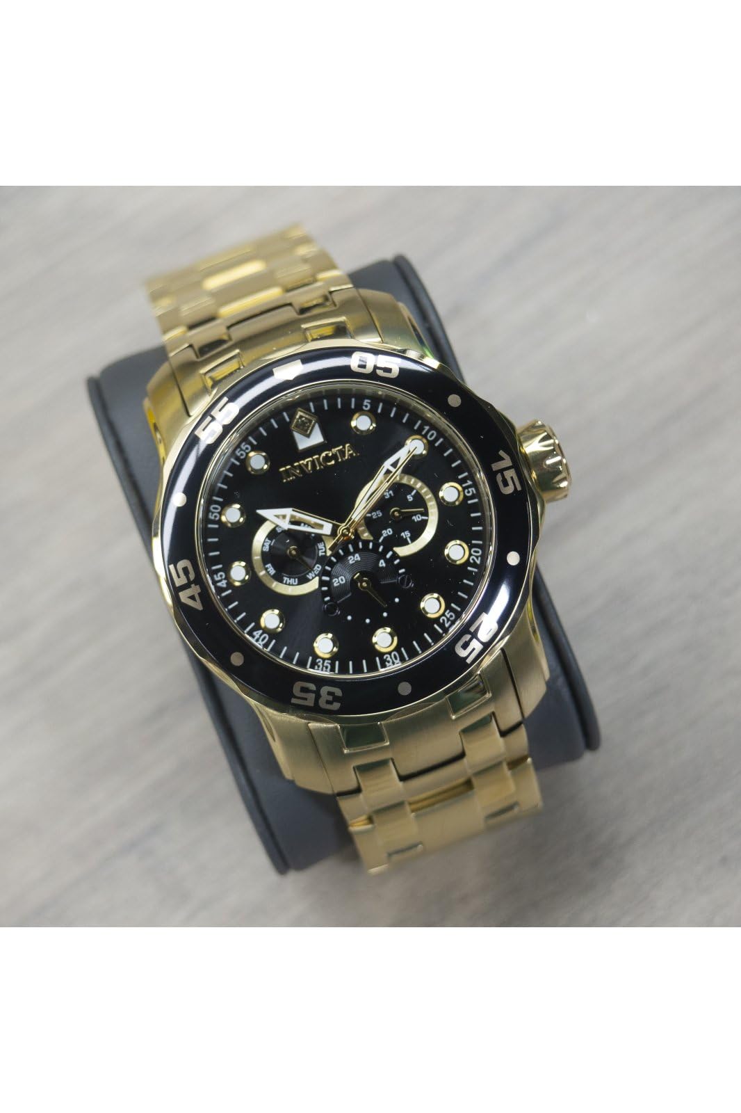 invicta-pro-diver-46995-herrenuhr-schwarz-edelstahl-48mm image 4