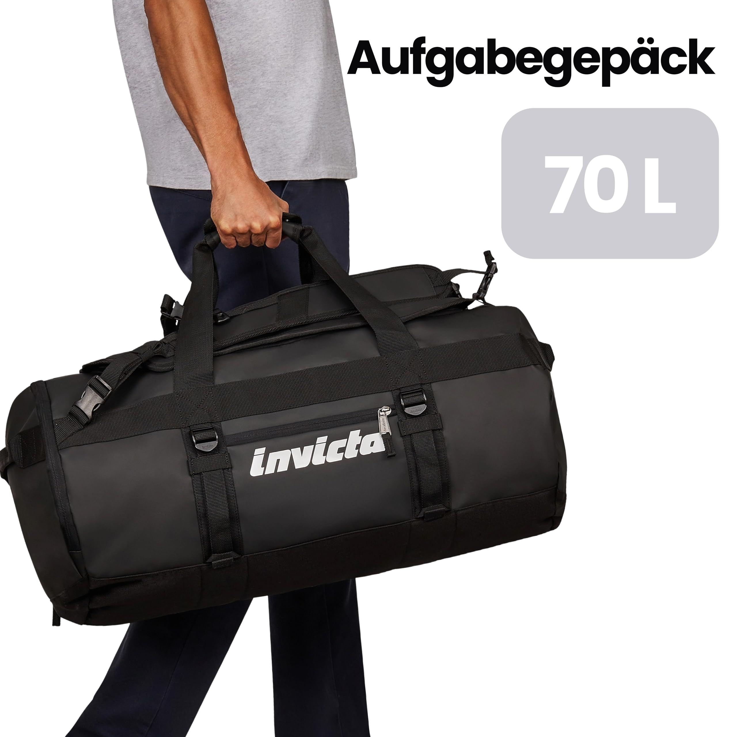 invicta-reisetasche-commuter-l-70-l-schwarz-aufgabegep-ck-mit-schuhfach image 3