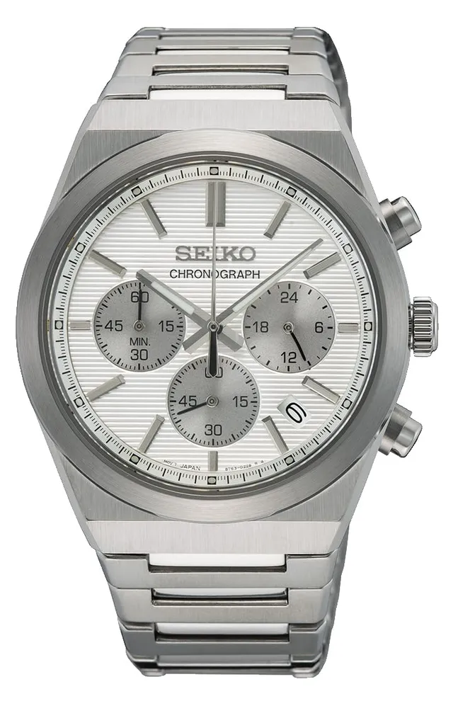 seiko-classic-herrenuhr-quarz-wei-analog-edelstahl image 1