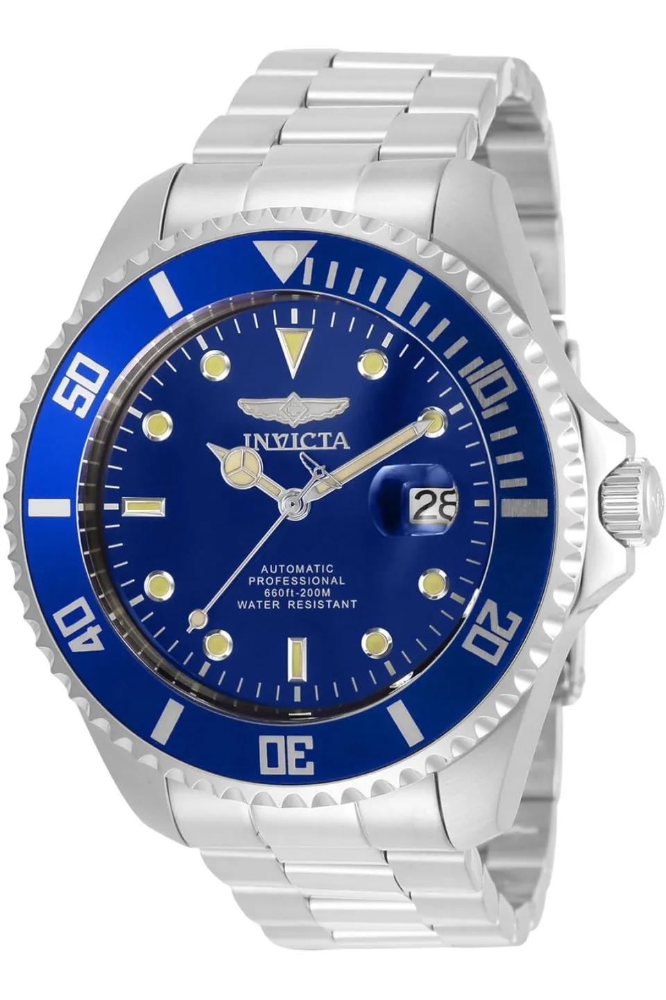 invicta-pro-diver-47mm-automatikuhr-herren-silber-blau image 1