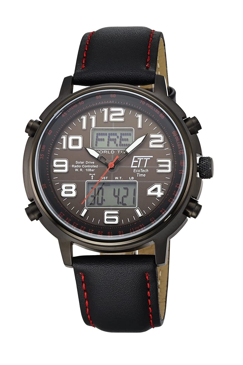 ett-solar-drive-funk-egs-11452-22l-herren-chronograph-leder image 1