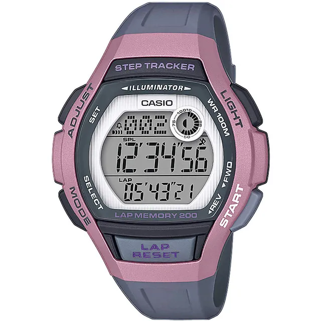 casio-digitaluhr-damen-mit-schrittz-hler-schwarz-10-bar image 1