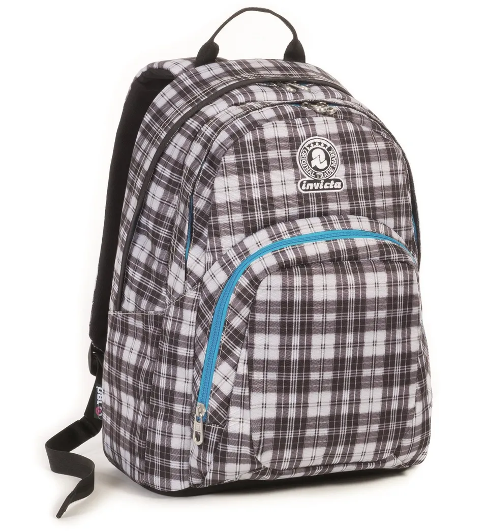 invicta-format-rucksack-kariert-31-l-wasserabweisend image 1