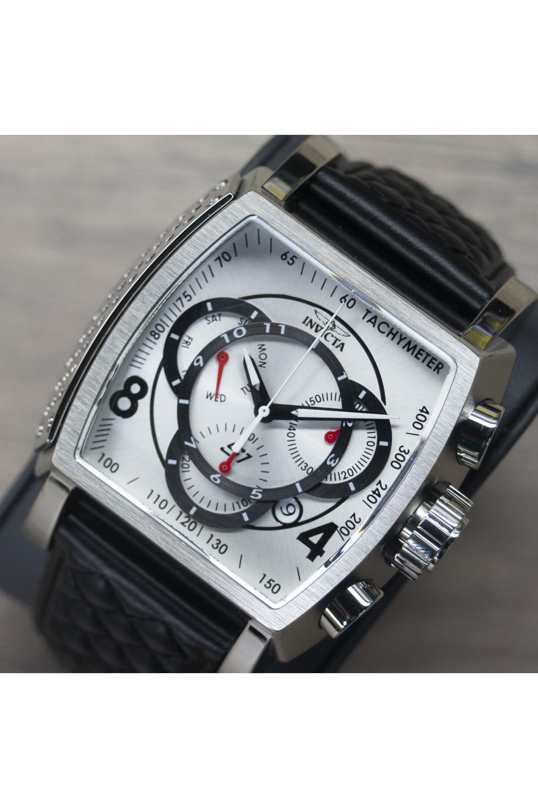 invicta-s1-rally-herrenuhr-48mm-silber-schwarz-quarz image 7