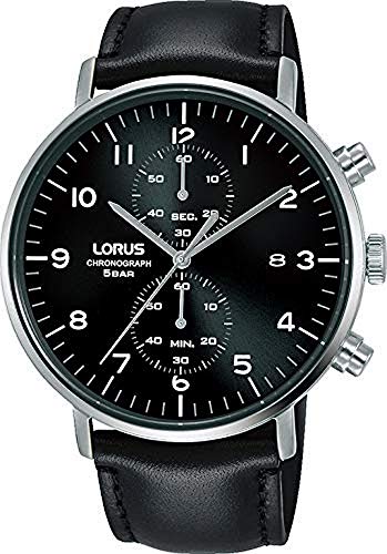 lorus-herrenuhren-analog-quarz-herrenuhr-echtleder image 2