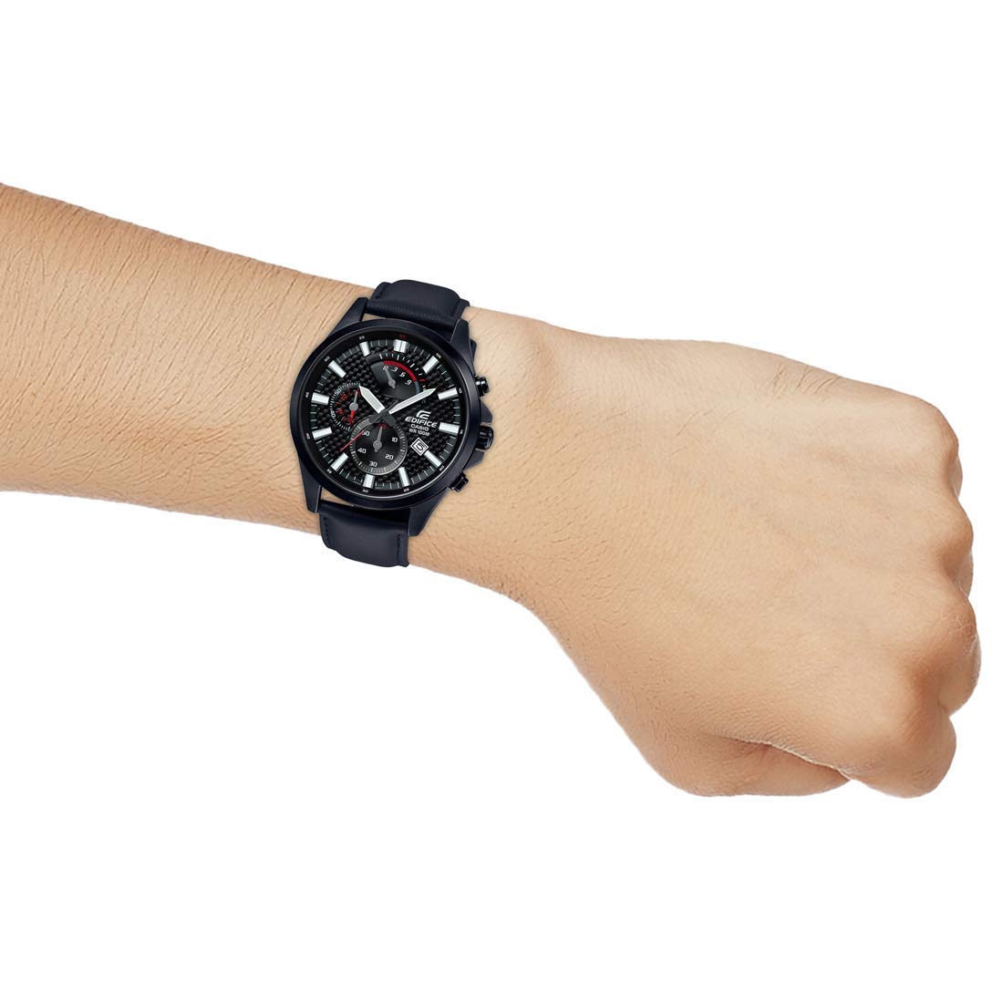 casio-edifice-efv-530bl-herrenuhr-chronograph-leder image 5