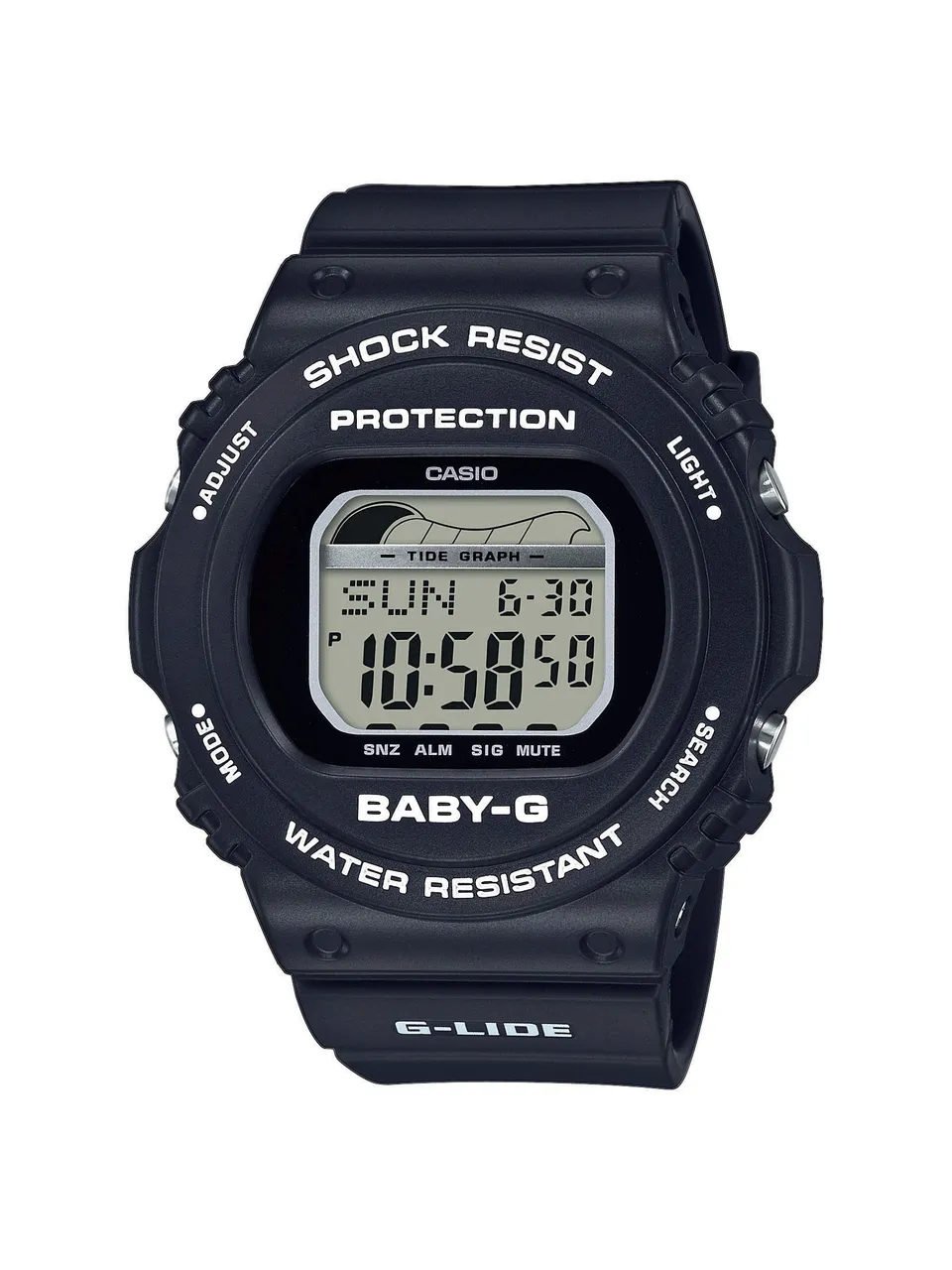 casio-blx-560-digitaluhr-damen-schwarz-mondphase-20-bar image 1