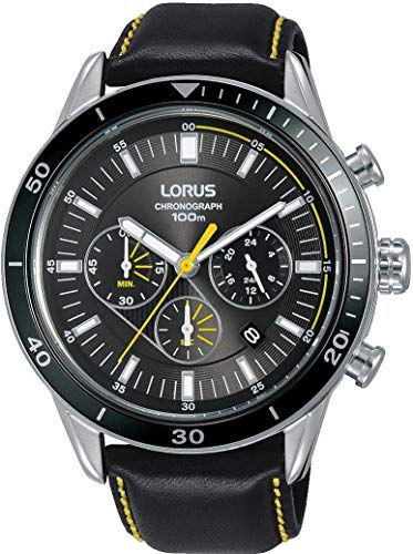 lorus-sport-rt311hx9-herren-chronograph-leder-edelstahl image 2