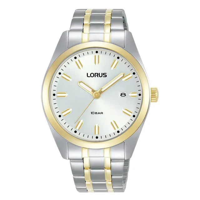 lorus-herrenuhren-analog-quarz-herrenuhr-gold-metall-quarz image 1