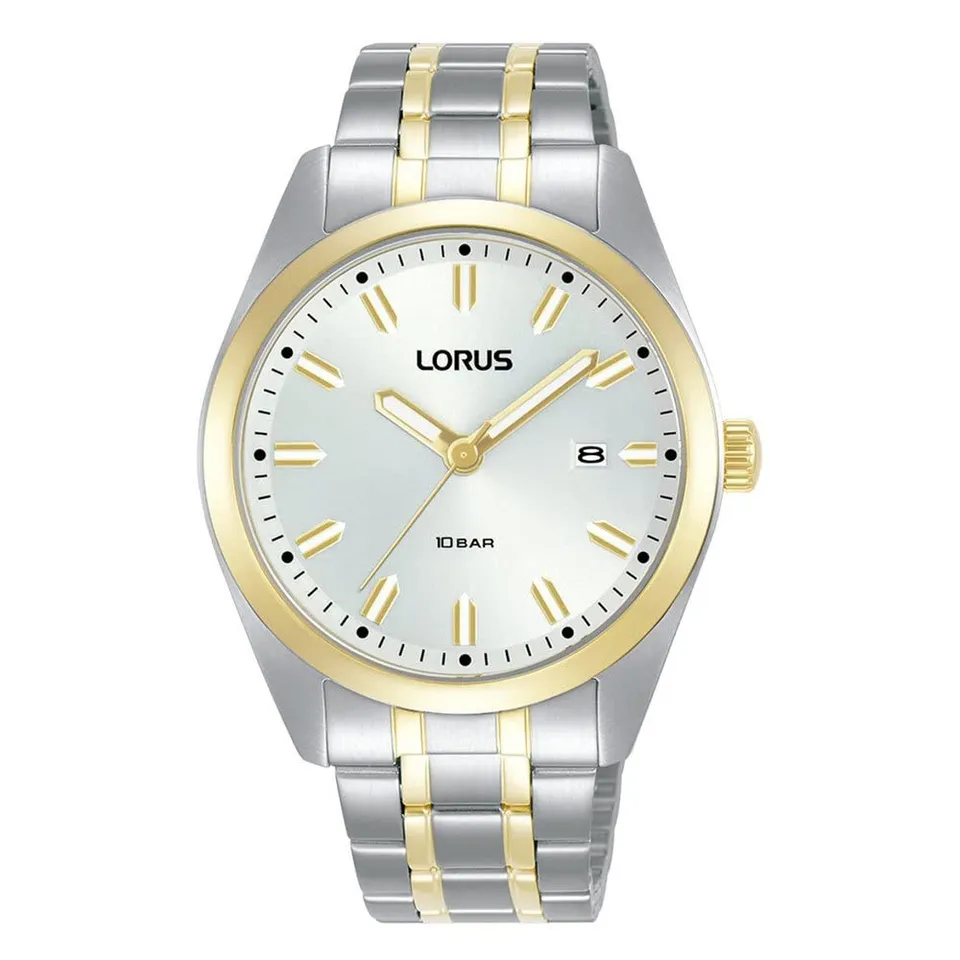 lorus-herrenuhren-analog-quarz-herrenuhr-gold-metall-quarz image 1