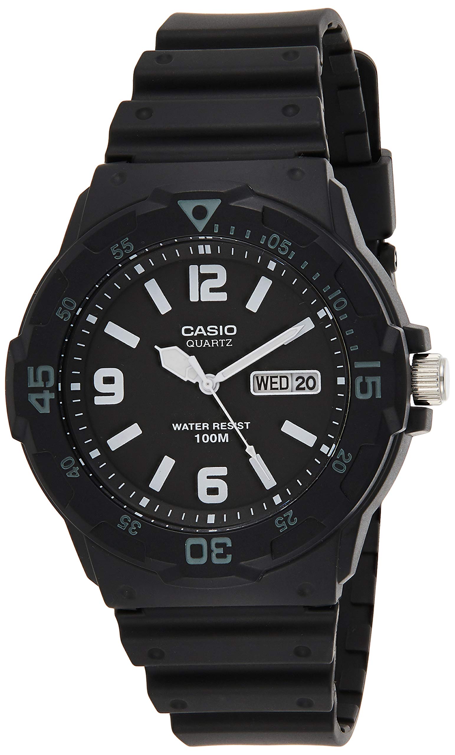 casio-collection-mrw-herrenuhr-schwarz-analog-wasserdicht image 1
