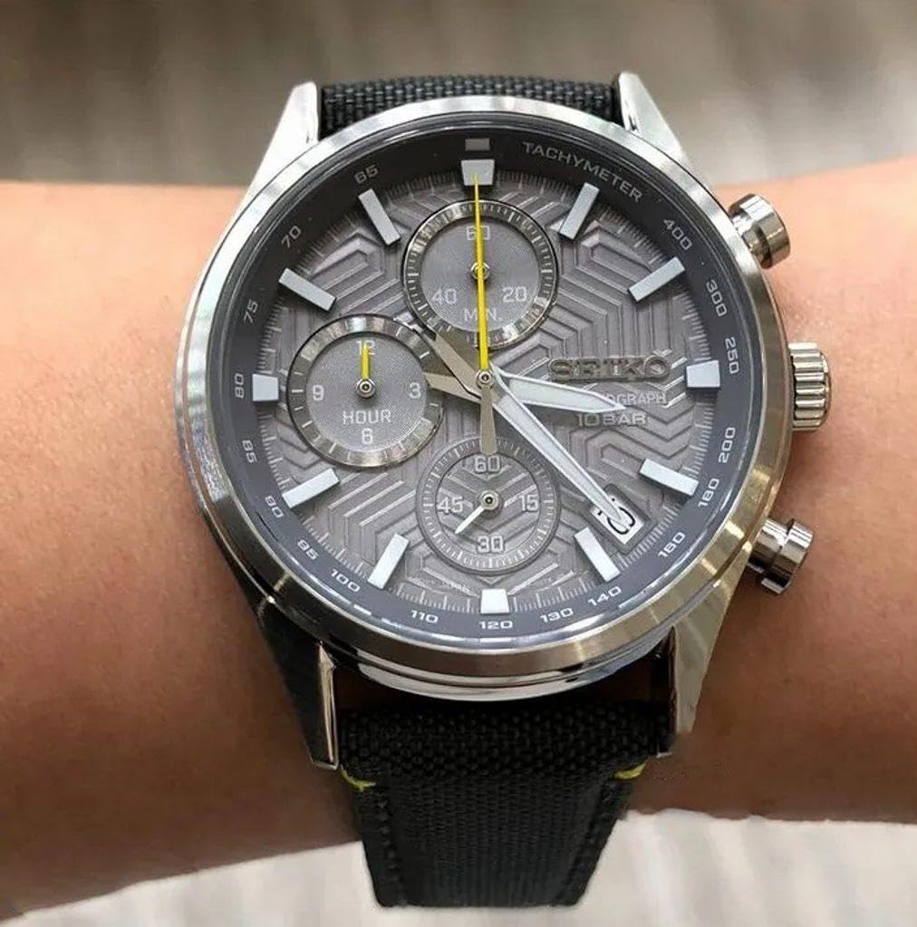 seiko-sport-ssb423p1-herrenuhr-quarz-nylon-schwarz image 2