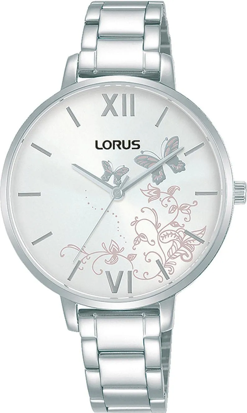 lorus-damenuhren-damenuhr-silber-armbanduhr-blau image 1