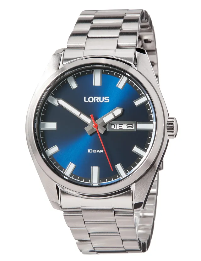 lorus-rh349ax9-herrenuhr-quarz-edelstahl-metallband image 1