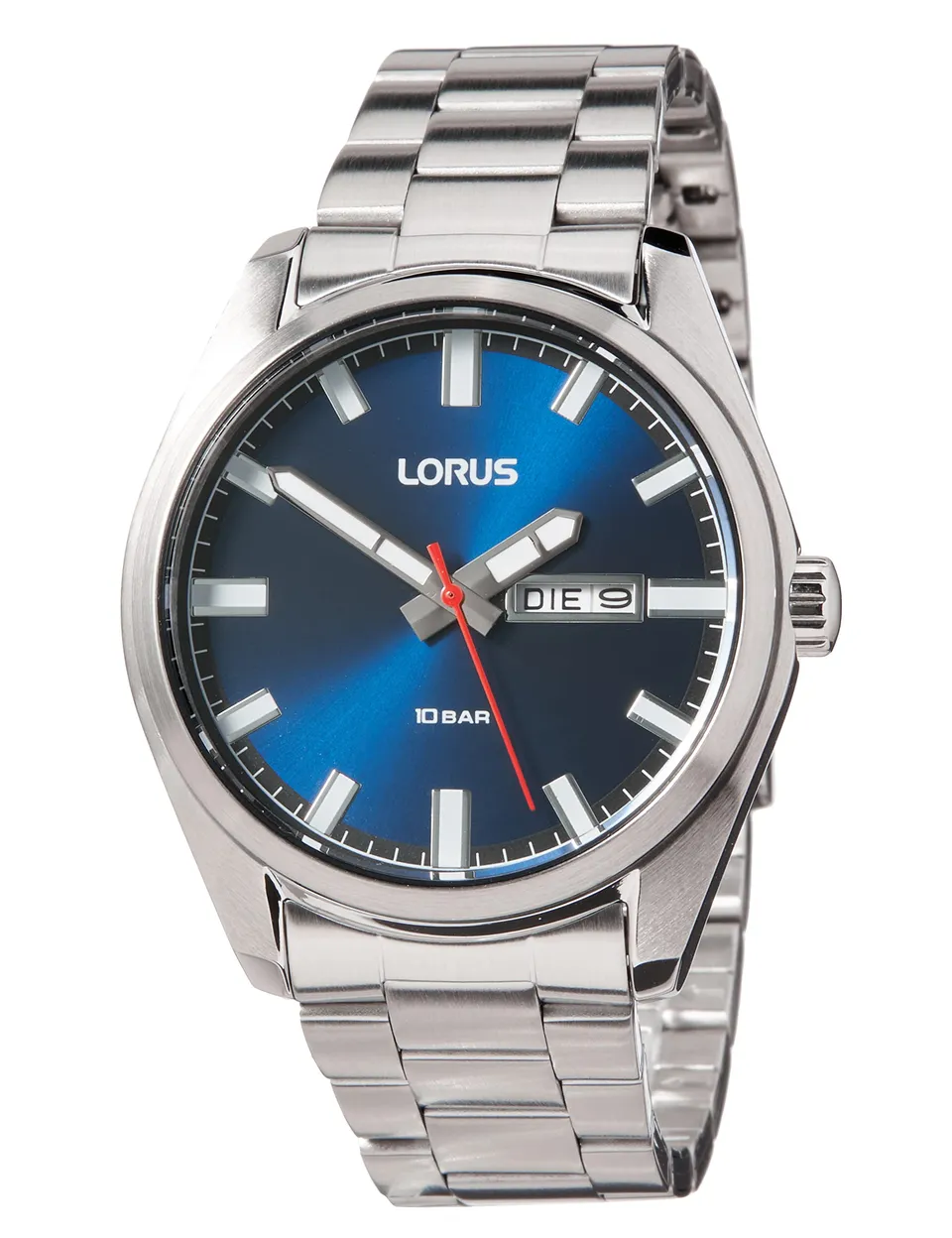 lorus-rh349ax9-herrenuhr-quarz-edelstahl-metallband image 1