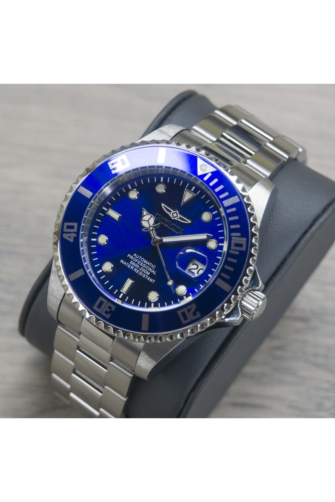 invicta-pro-diver-47mm-automatikuhr-herren-silber-blau image 8