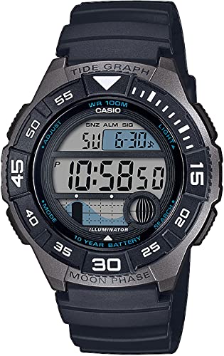 casio-digitaluhr-herren-schwarz-resin-10-bar-mondphase image 2