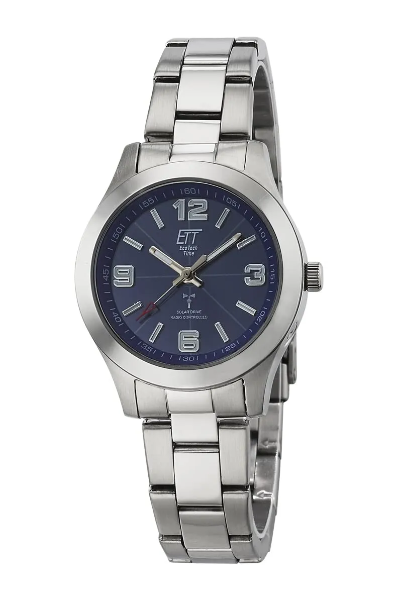 ett-eco-tech-time-solar-drive-funk-els-11496-31m-damenuhr-edelstahl image 1