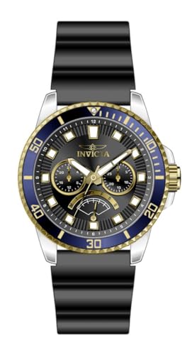 invicta-specialty-46920-herrenuhr-silikonarmband-schwarz-quarz image 2