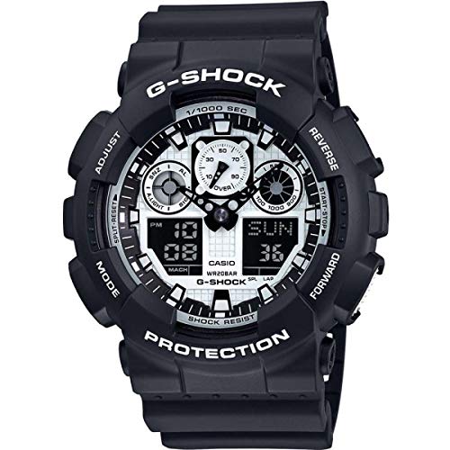 casio-g-shock-ga-100bw-1aer-herren-armbanduhr-20-bar image 2