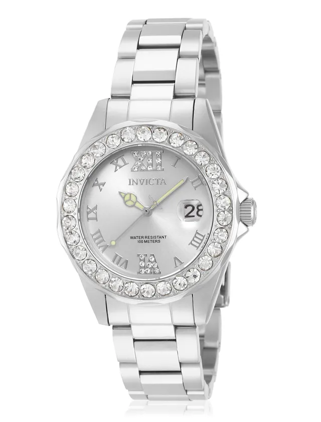 invicta-pro-diver-damenuhr-38mm-silber-edelstahl image 1