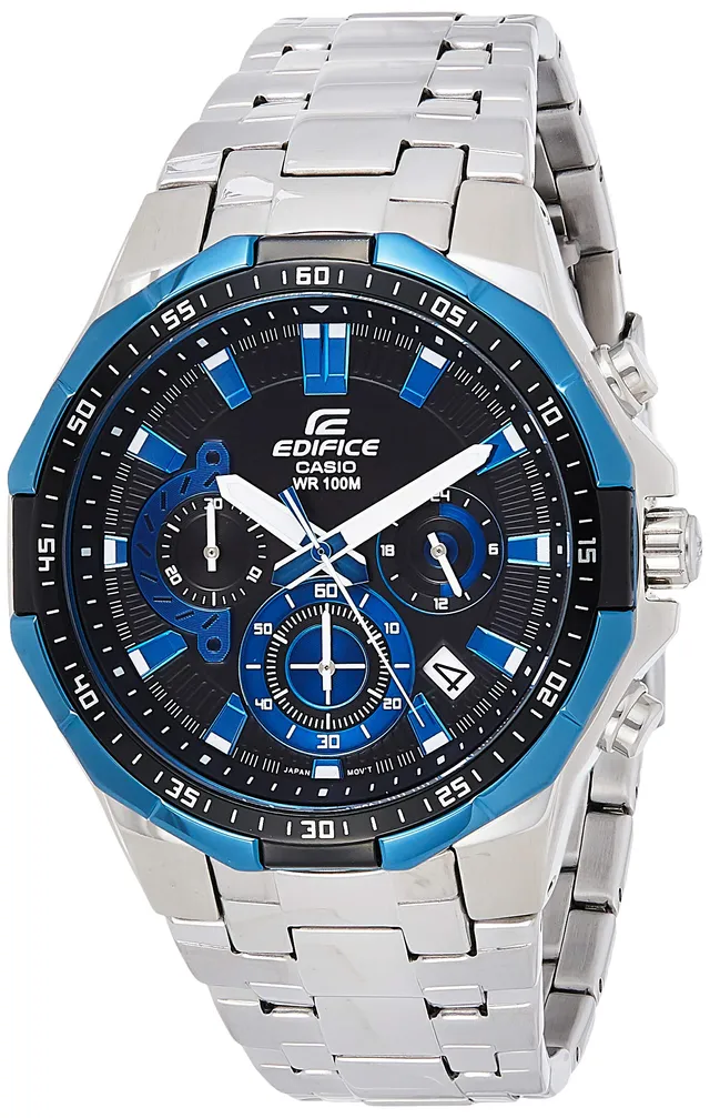 casio-edifice-efr-554d-1a2vuef-herrenuhr-edelstahl image 1