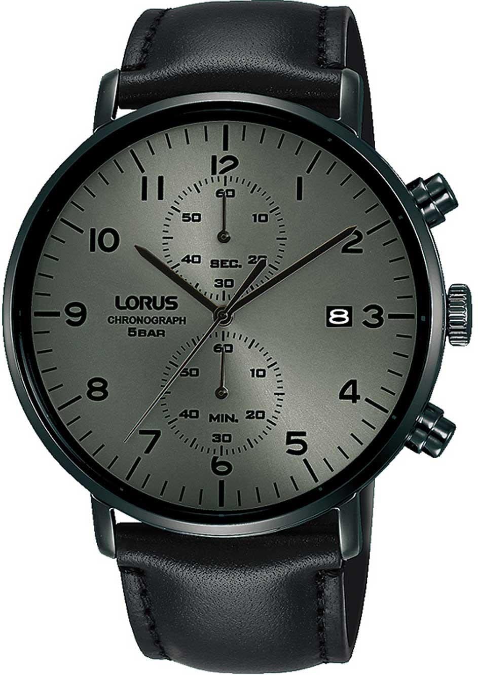 lorus-herrenuhren-rw405ax9-herrenuhr-leder-chronograph image 1