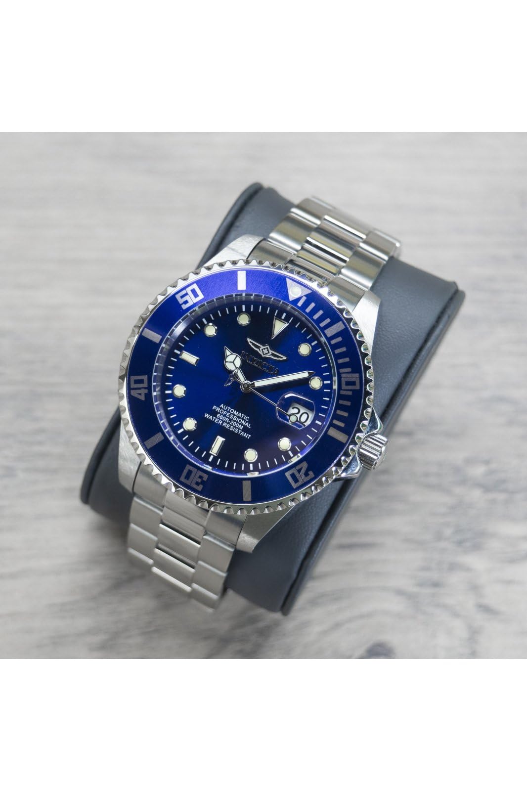 invicta-pro-diver-47mm-automatikuhr-herren-silber-blau image 7