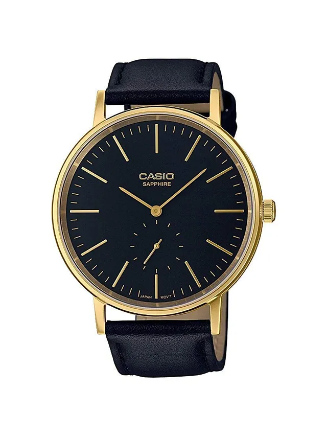 casio-collection-ltp-e148l-1aef-armbanduhr-leder-schwarz image 1