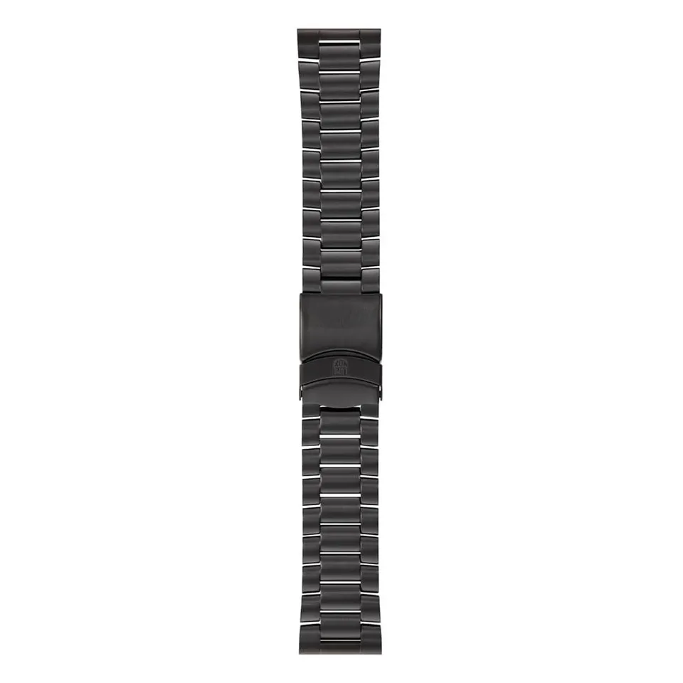 luminox-edelstahlarmband-24-mm-pvd-schwarz image 1